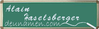 Alain Haselsberger Visitenkarte